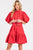 Vestido rojo globo