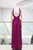 Vestido mesh fucsia