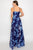 Vestido flores azul
