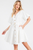 Vestido corto blanco