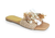 Sandalias conchas y perlas