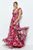 Vestido floral fucsia