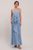 Vestido plisado azul