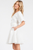 Vestido corto blanco