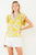 Blusa algodón amarilla