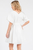 Vestido corto blanco