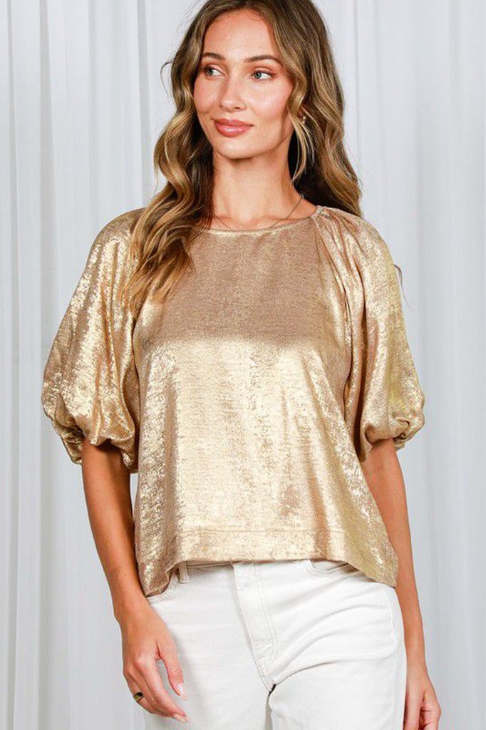 Blusa metalizada 25/10%