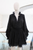 Conjunto negro blusa y falda