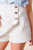 Falda short blanca