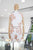 Conjunto blanco flores