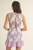 Vestido guipur floral lila