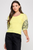 Blusa amarilla acanalada