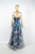 Vestido verde floral