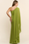Vestido gasa verde
