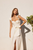 Vestido lino hueso