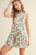 Vestido corto floral