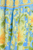 Vestido floral azul y amarillo