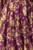Vestido corto morado con estampado