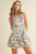 Vestido corto floral