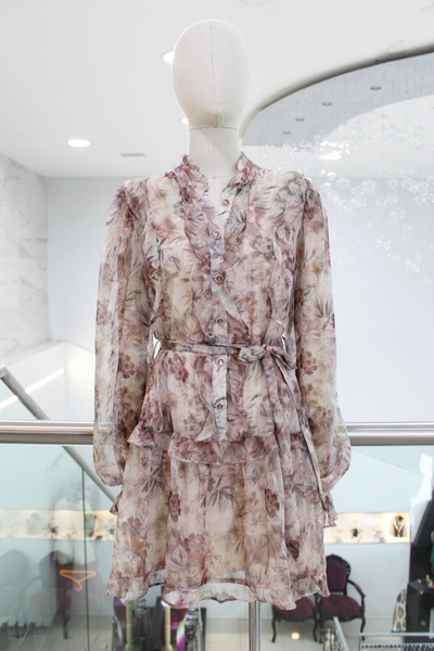 Vestido en gasa floral