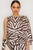 Blusa print café