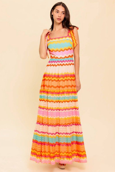Vestido largo multi