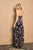 Vestido strapless morado