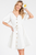Vestido corto blanco
