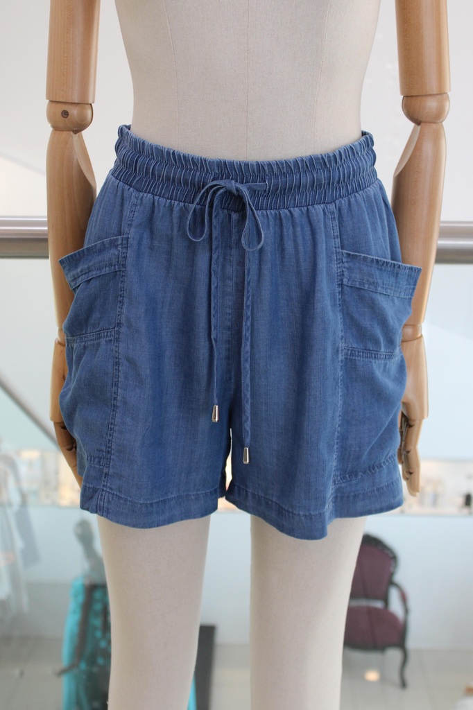 Short denim oscuro