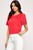 Blusa roja flores