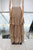 Falda lino camel