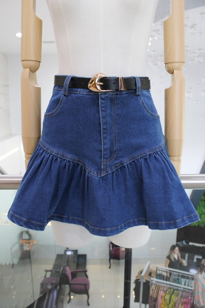 Falda denim 30/15%