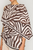 Blusa print café