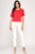 Blusa roja flores