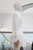 Conjunto blanco blusa y falda