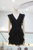 Vestido corto negro