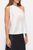 Blusa satín blanco