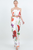 Conjunto gasa floral