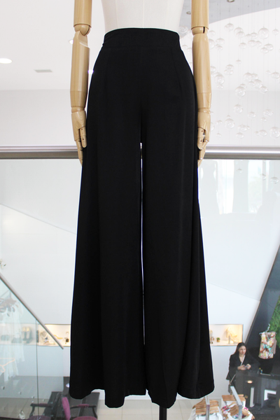 Pantalón wide leg negro