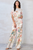 Conjunto satín floral