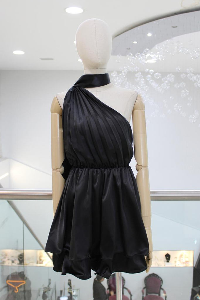 Vestido asimétrico 70/50%
