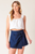 Falda short denim