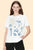 T-shirt print de mar