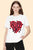 T-shirt corazón blanca