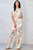 Conjunto satín floral
