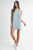 Vestido lino azul