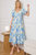 Vestido midi floral