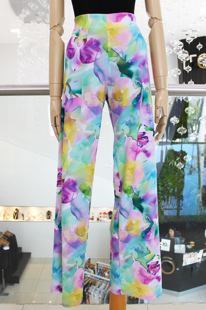 Pantalón floral multi