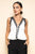 Blusa blanca con encaje