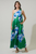Vestido verde flores